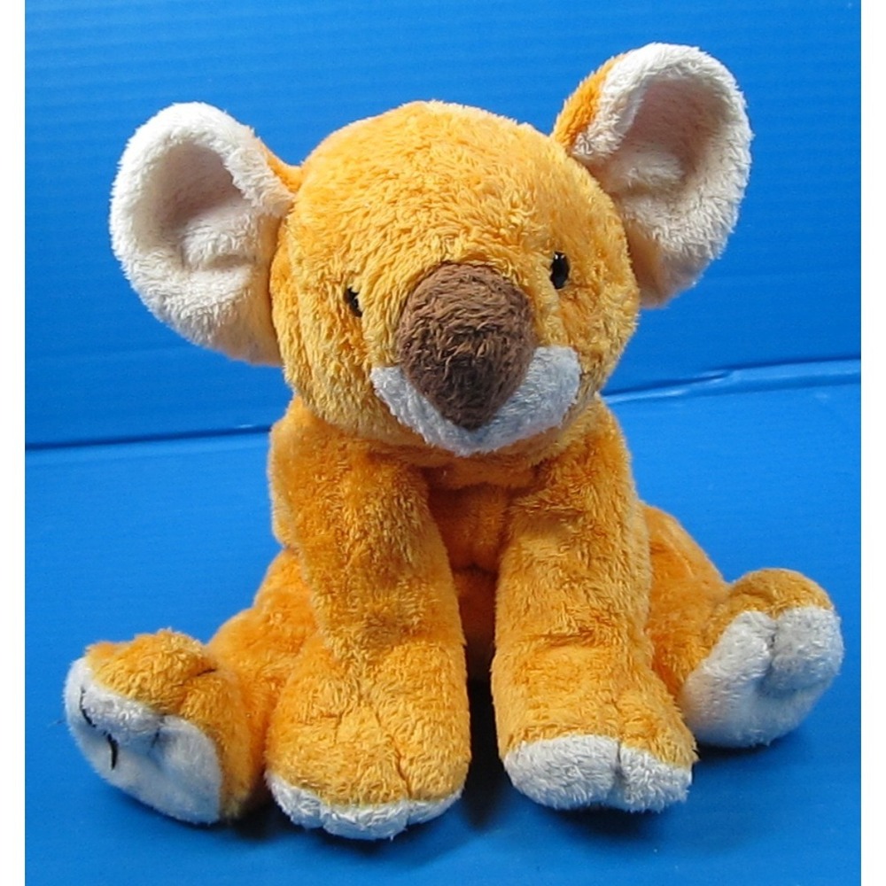 Vintage 2003 Ty Pluffies Pookie Orange Koala Bear Plush Stuffed Animal Toy 9''